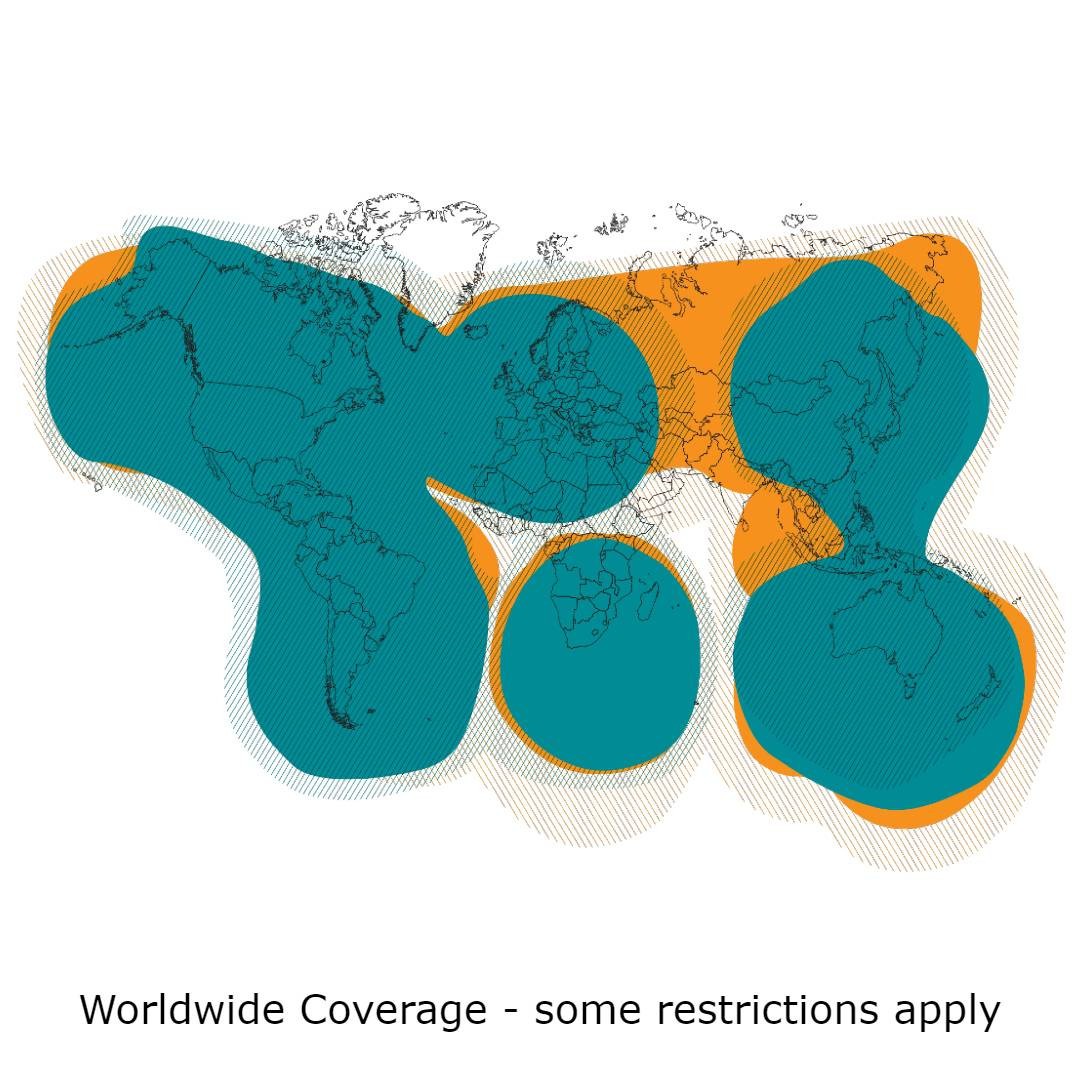 SPOT works around the world, including virtually all of the continental United States, Canada, Mexico, Europe, Australia, portions of South America, portions of North and South Africa, North-East Asia and hundreds of kilometers offshore of these areas.