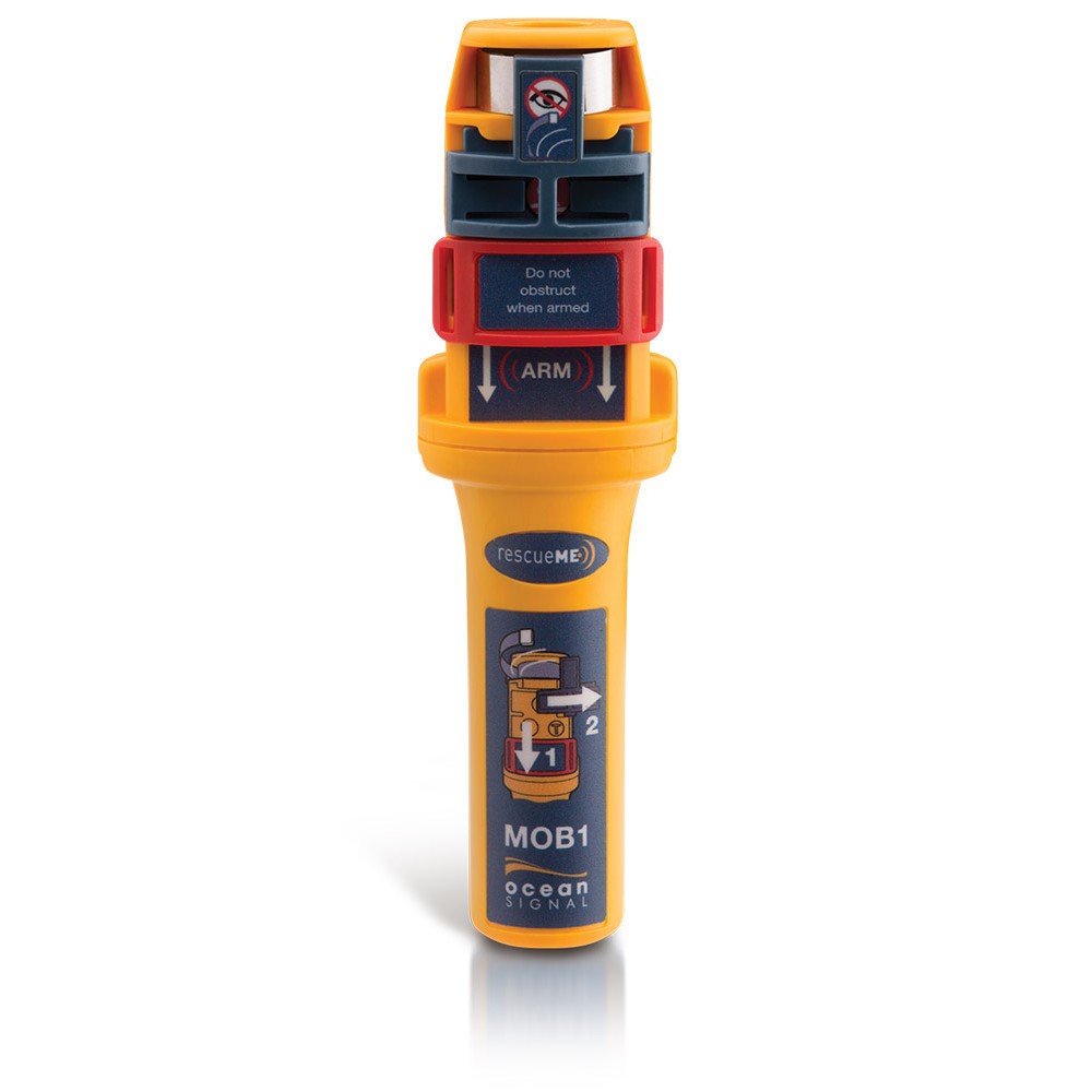 Ocean Signal RescueME MOB1, the worlds smallest personal locating AIS Man OverBoard device with integrated DSC.